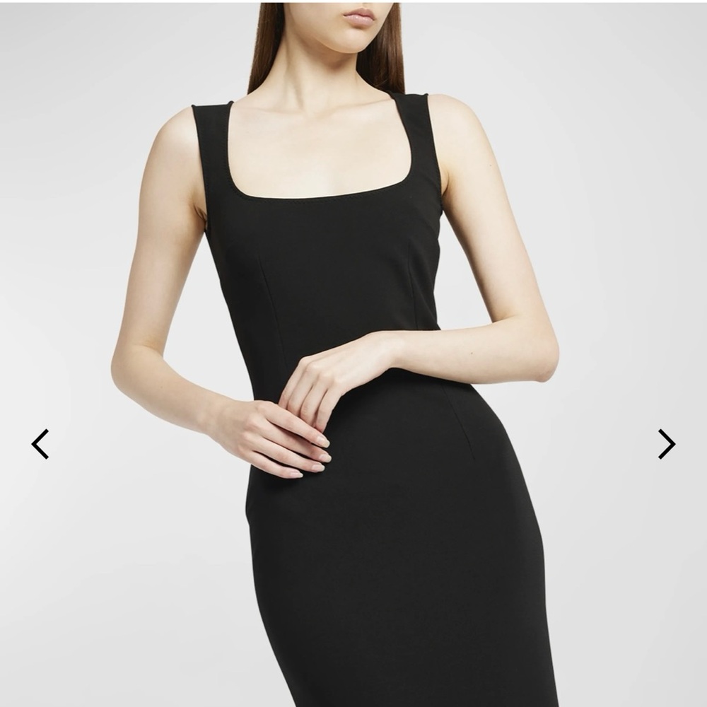 Dolce & Gabbana sleeveless black shift dress sz 42 us 6
